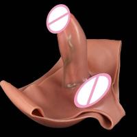 Empaque privado Sexy SXXY 10 estilos Dildo hueco grande con correa para hombres Gay Funda de silicona para hombre Pantalones Retraso de la eyaculación Juguetes sexuales - details 4