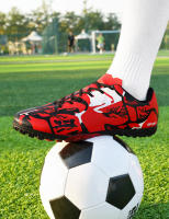Zapatos de fútbol de marca para hombre, zapatillas de fútbol antideslizantes para exteriores para niños, zapatillas de entrenamiento transpirables, zapatillas de fútbol sala para césped - details 25