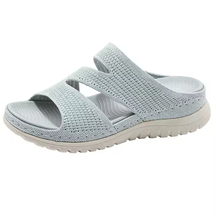 Sandalias deportivas y de ocio europeas y americanas nuevas sandalias de mujer de suela gruesa huecas con velcro 2025 - 1