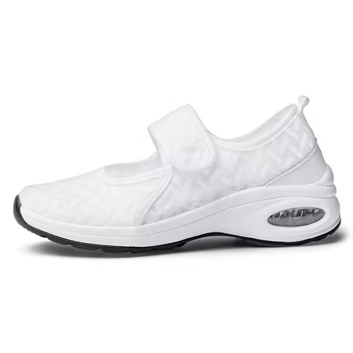 Zapatillas cómodas y transpirables para mujer, zapatos ligeros sin cordones para caminar - 1