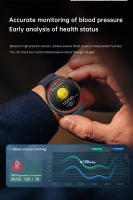 2025 nuevo Reloj inteligente de grado médico HRV para hombres azúcar en sangre presión arterial ritmo cardíaco 1,43 pulgadas Super Retina 360*360 Pantalla AMOLED 530mAh batería Bluetooth llamada salud Smartwatch - details 11