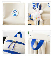 Mochila Escolar Simple y Ligera de Gran Capacidad para Niñas Estilo Coreano Lindo en Rosa para Primaria Bolsa de Viaje para Niños - details 23