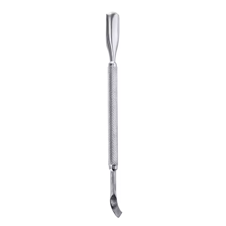KADS Empujador de cutículas de acero inoxidable, herramienta de manicura de doble cabezal, removedor de piel muerta, 1 piezas - 1