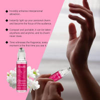 Bola de feromonas (rosa para mujer) fragancia duradera portátil mujeres adultos elegante nicho fresco coqueteo Natural atractivo - details 4
