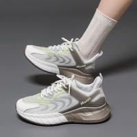 Suela de palomitas de maíz pareja transpirable zapatillas de deporte de los hombres de la plataforma versátil zapatos blancos estudiante zapatillas de correr - details 10