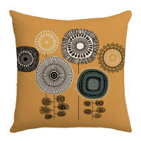 Juego de 4 Fundas decorativas para Sofá, Cojines florales de Lino , para Sofá, Cama, Coche, Hogar, 45x45cm - details 3
