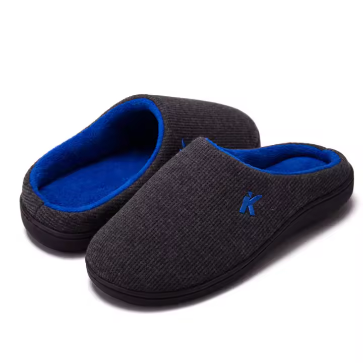 Zapatillas de tela resistentes a los golpes con gel de memoria de rebote lento. - 1