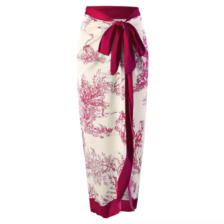 Nuevo traje de baño de una pieza para mujer, falda larga con protección solar y correa adelgazante, conjunto de dos piezas, traje de baño de aguas termales - 1