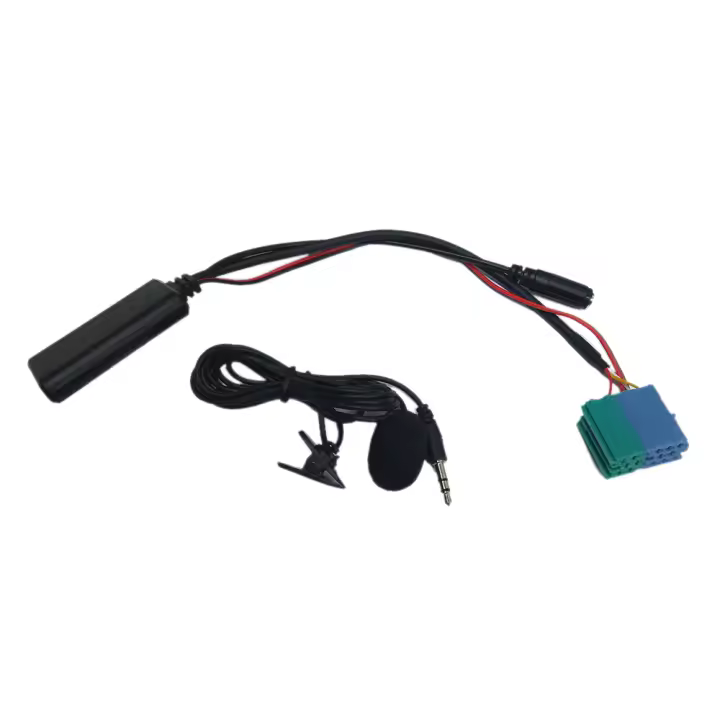 Módulo adaptador de Audio inalámbrico Bluetooth para coche, Cable auxiliar BT5.0 con micrófono para Kit Cavo, Fiat, Bravo, VISTEON, Radios 2007 - 1