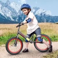 Bicicleta sin Pedales para Niños 16 Pulgadas de 3 4 5 6 7 Años Niña y Niño, Manillar y Sillín Ajustables, Ruedas de Goma, Cuadro de Acero al Carbono, hasta 45 kg - details 1