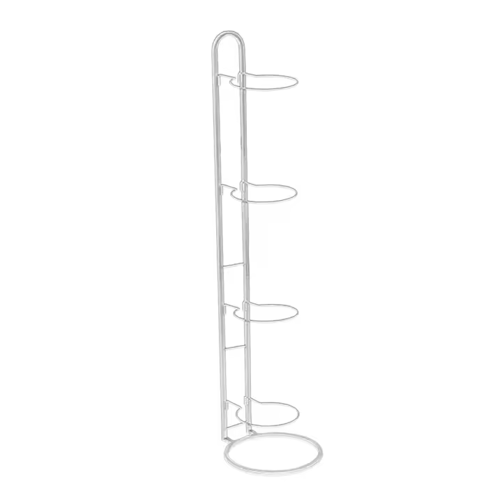 ZVD Estante de almacenamiento de Bolas Vertical para interiores, estante de almacenamiento de baloncesto de Metal para el hogar, Sala de estar - 1
