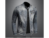 Chaquetas de mezclilla para hombre, ropa de calle Retro, abrigos rompevientos de vaquero, ropa de otoño e invierno - details 1