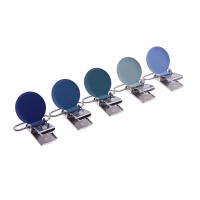 Clips redondos de Metal para chupete de bebé, accesorios divertidos de seguridad de 25mm, 30 piezas, venta al por mayor - details 6