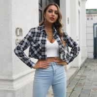 Camisa de Verano Azul a Cuadros Top Elegante para Mujer Moda Joven Novedad 2024 - details 27