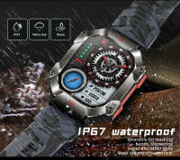 Reloj Inteligente Militar Resistente Duradero IP68 Impermeable 2,0' HD Pantalla Bluetooth para Android Ios Xiaomi - details 14
