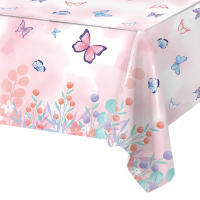 Mantel impermeable Primavera Verano mesa de mariposa al aire libre decoración de fiesta de feliz cumpleaños para niña - details 0