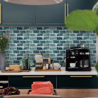 Pegatinas autoadhesivas impermeables para azulejos, para cocina y baño - details 3