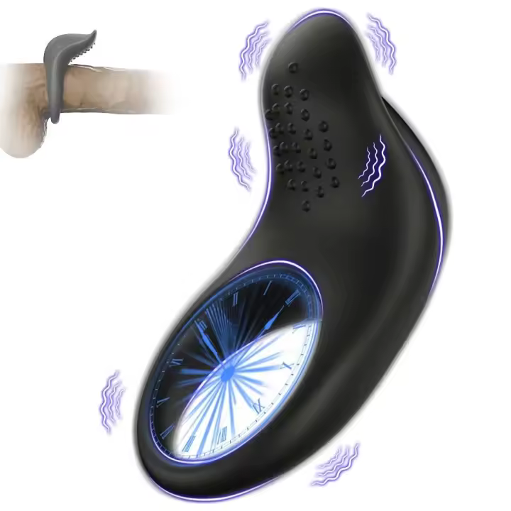 Leten para hombres Control de aplicación anillo vibratorio retardante de eyaculación masajeador de testículos masculino vibrador juguete sexual parejas productos para adultos - 1