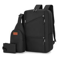 Mochila para Laptop de 15.6 pulgadas para Hombre Impermeable con Puerto de Carga USB Mochila de Negocios de Verano Resistente al Desgaste con Dacron Forro de Nylon - details 1