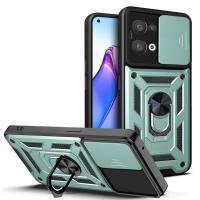 Funda de lujo para cámara OPPO Reno, cubierta protectora deslizante con material exterior de PC + TPU - details 12