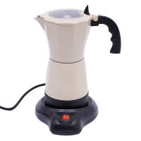 Moka Eléctrico de Aluminio 480W 300ML Ideal para Familias, Reuniones, Cafés, Oficinas - details 0