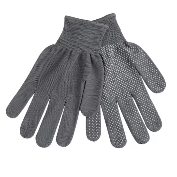 Guantes de trabajo de seguridad portátiles, guantes de protección laboral de nailon antideslizantes, manoplas de montar transpirables y resistentes al desgaste, 5 pares - 1