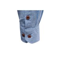 Camisas de Negocios para Hombres Primavera-Verano Moda Japonesa Casual de Algodón y Lino - details 21