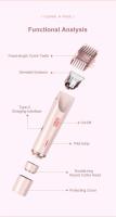 Afeitadora eléctrica 2 en 1 para mujer, brazo, piernas, axilas, cara, Bikini, pelos, afeitadora recargable de doble cabezal, recortadora de pelo corporal, uso en seco y húmedo - details 12