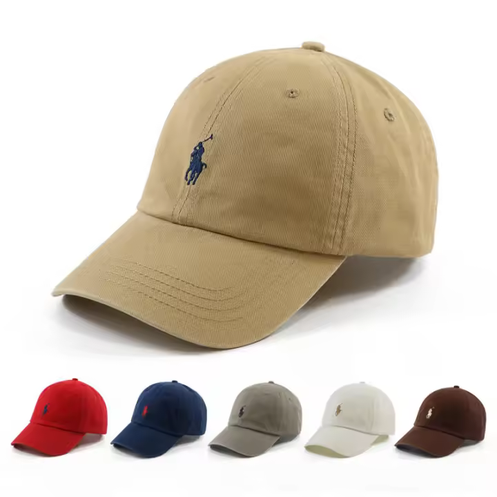 Gorra de Polo Paul Gorra de Béisbol Suave de Baseball Azul para Hombres Gorra de Moda para Mujeres - 1