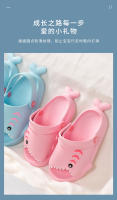 Fondo ligero antideslizante niños y niñas lindas zapatillas de dibujos animados pequeño tiburón zapatos de jardín - details 3