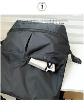 Mochila de gran capacidad Unisex, bolso deportivo impermeable de nailon, mochilas escolares de tendencia, bolso de viaje de ocio portátil - details 4