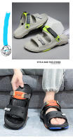 Zapatillas de hombre de talla grande de verano, con sensación de caca. Dos pares de sandalias deportivas. Zapatillas geniales para la moda outdoor. Playa - details 3
