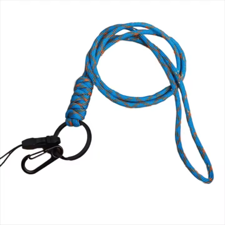 Llavero al aire libre llavero Paracord correa para el cuello correas para teléfono paraguas cuerda llavero tarjeta de identificación cuerda colgante cordón para teléfono móvil - 1