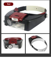 Lupa LED con diadema para lectura, gafas de aumento para casco de reparación artesanal, lupas dentales 1,0/1,5/3,5/10X - details 5