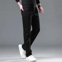 Jeans Clásicos de Denim Estretch Ajuste Regular Cómodo Ropa de Negocios Casual para Hombres en Otoño - details 4