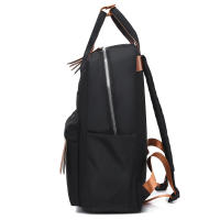 Mochila informal de nailon para mujer, bolso de viaje sencillo para ordenador portátil, a la moda, novedad - details 0