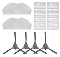 PrettyCare C2 Robot Aspirador Accesorios Set 4 piezas cepillo lateral + 2 piezas HEPA + 2 piezas paño de fregado - details 0