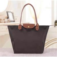 MEJORADA Bolso plegable de nylon con asa larga superior para mujer，impermeable，TAMAÑO PEQUEÑO 33*24*14CM,estilo clásico - details 10
