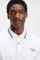 Camisetas Polo de Algodón BOSS Manga Corta Moda para Hombres Blanco, Negro - details 5