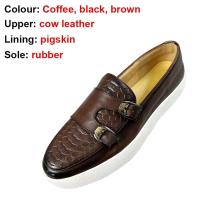 Otoño nuevas de cuero antideslizantes zapatos sociales, moda versátil de estilista británico, zapatos formales de boda Oxford para hombres - details 11