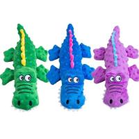 Juguete de Masticación de Peluche Suave Cocodrilo Ruidoso para Perros y Gatos - details 0
