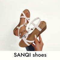 Sandalias de cuña para mujer 2025 Verano Nuevo Estilo Coreano Sandalias Bohemias de Punta Redonda y Abierta para Mujeres - details 9