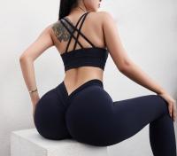 Pantalones de Yoga de Cintura Alta para Mujeres Sensación de Nudez Elevación de Cadera - details 23