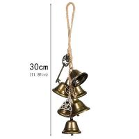 Campana de viento de bruja para colgar en la puerta, campanilla de brujería, campanas de Brujas, campanas de templo, viento Retro, 2 piezas - details 1