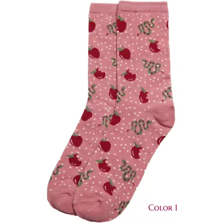 Pack de 3 Calcetines Algodón de Fantasía: Comodidad y Estilo Extra Suave - Calcetines de Mujer. - 1