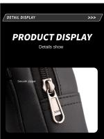 Bolso de pecho Simple de gran capacidad para hombre, riñonera informal impermeable para hombre, bolso multifuncional para teléfono móvil de estilo coreano para niños - details 2