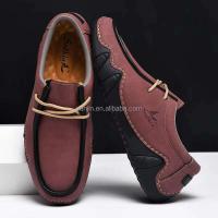 Nuevos zapatos de cuero de alta calidad para hombres para fiestas, vida diaria, cordones de goma, diseño de moda antideslizante, zapatos deportivos casuales, - details 11