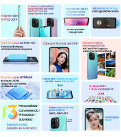 Blackview Oscal FLAT 1C Smartphone de 6.51 Pulgadas con Pantalla de Alta Definición de 60HZ, 2GB de Ram, 32GB de Almacenamiento, 4700mAh de Batería, Reconocimiento Facial, Conectividad USB Tipo-C, Androide 13 - details 1