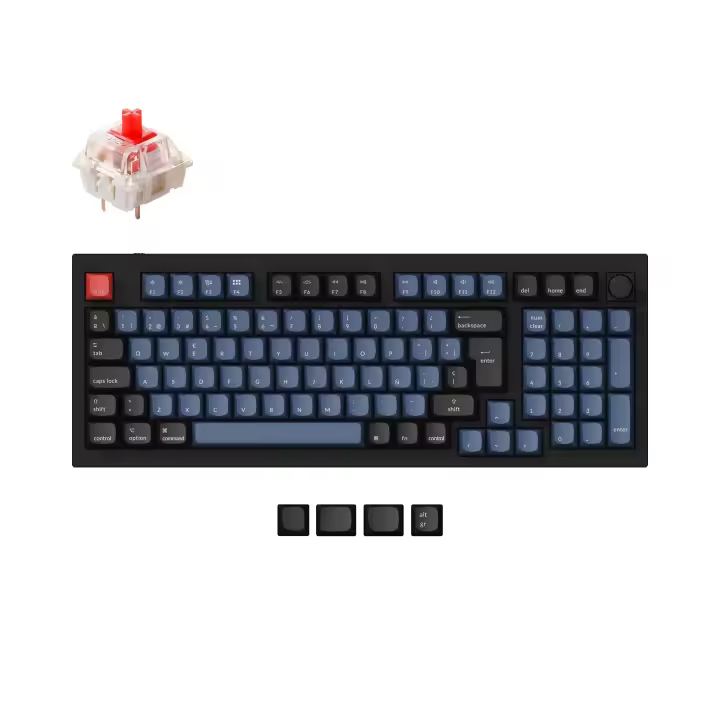 Keychron Teclado Mecánico Contemporáneo Q5 QMK Diseño ISO Español Retroiluminación RGB - 1