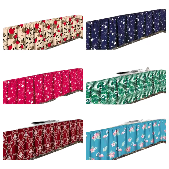 ✅Gran oferta✅Cortina de cocina a rayas de cebra negra con estampado de flamenco rojo, diseño cuadrado de moda, kurtina pang lababo, tamaño perfecto Wat - 1